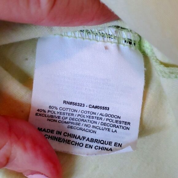 Nike Shirt, Size Small, Lime Green and Black.  has some Wear, - Picture 5 of 7